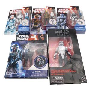 5 Hasbro Star Wars Action Figures The Black Series The Force Awakens 2015 2018